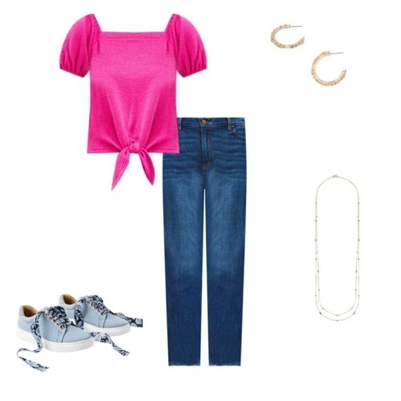 LOFT 14/32 Vintage Dark Blue Wash The Straight Crop Distressed Jeans - Picture 15 of 16